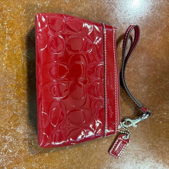 Coach red patent small bag - Picture 2 of 3